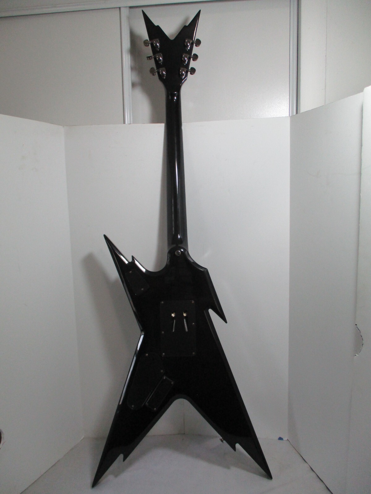 Dean RZR Razorback Black with blue &silver flames and EMG pickups