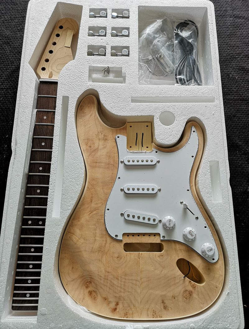 ST Maple Wood Electric Guitar Material Combination Set