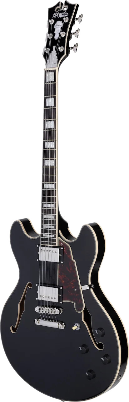 D’Angelico Premier DC Electric Guitar – Black Flake