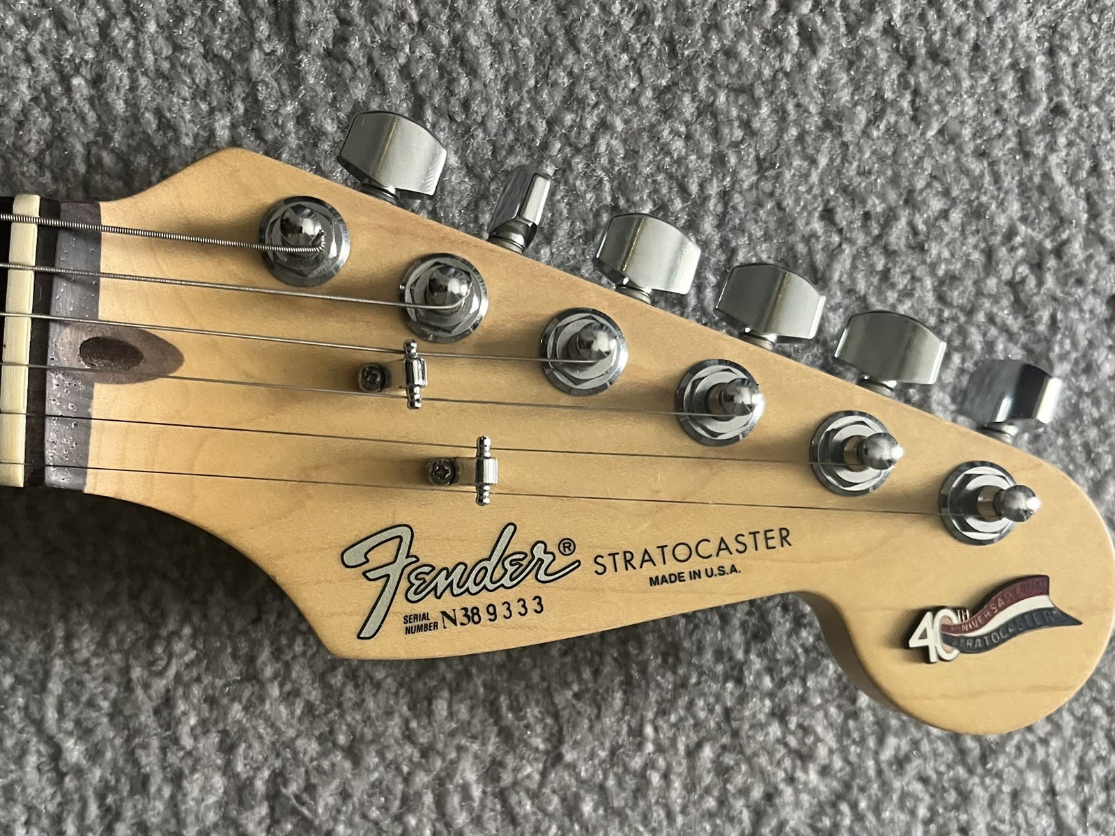 Fender 40th Anniversary USA Stratocaster 1994 – Sunburst-Rosewood – Near Mint !!
