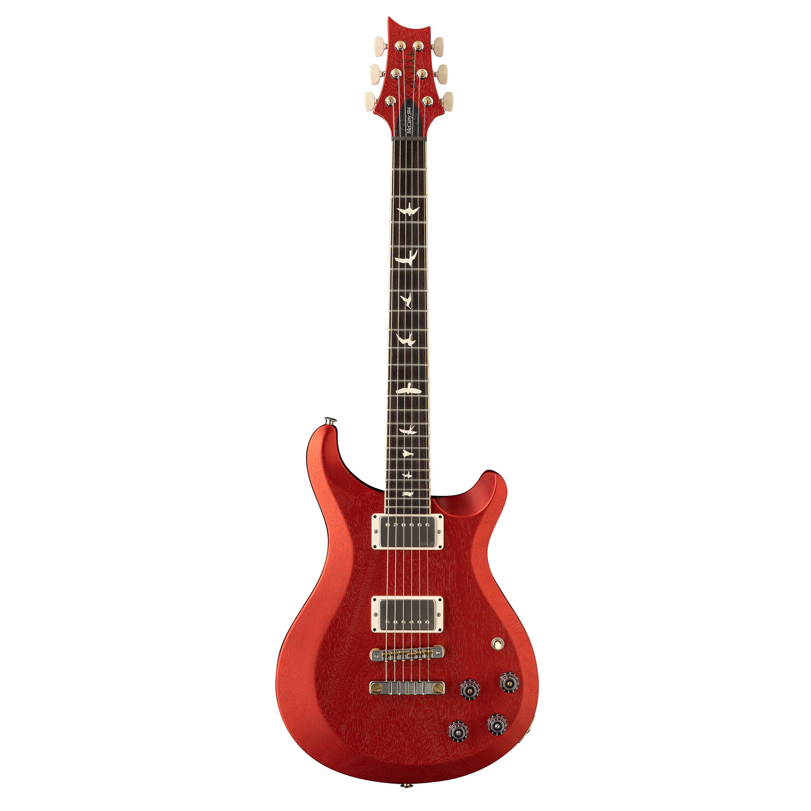 PRS S2 McCarty 594 Thinline Standard Satin Electric Guitar – Red Apple Metallic