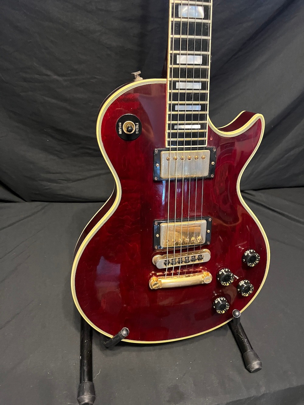 1982 Vintage Gibson Les Paul Custom Guitar in Wine Red W/Case-Excellent!