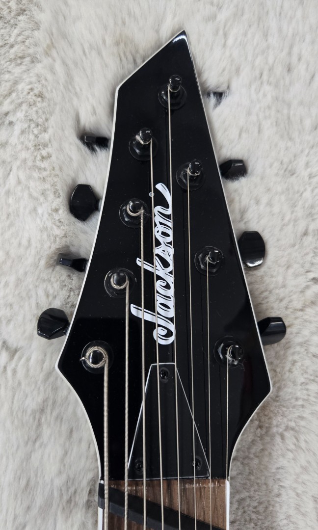 Jackson X Series Soloist Arch Top SLAT8 MS 8-String Guitar, Fanned Frets