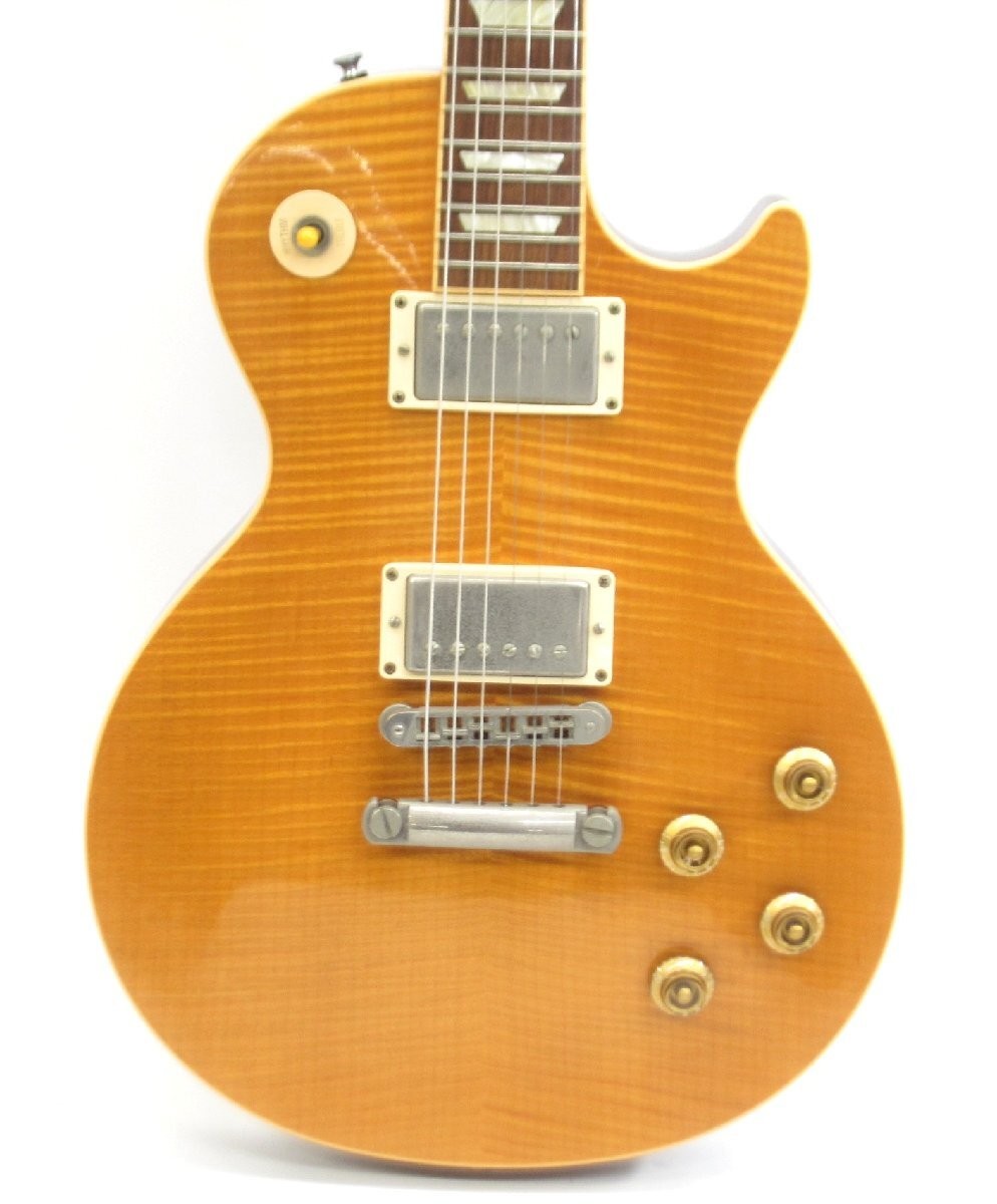 Gibson Les Paul Standard Plus Top Trans Amber Electric Guitar Ud3211 No.YG765