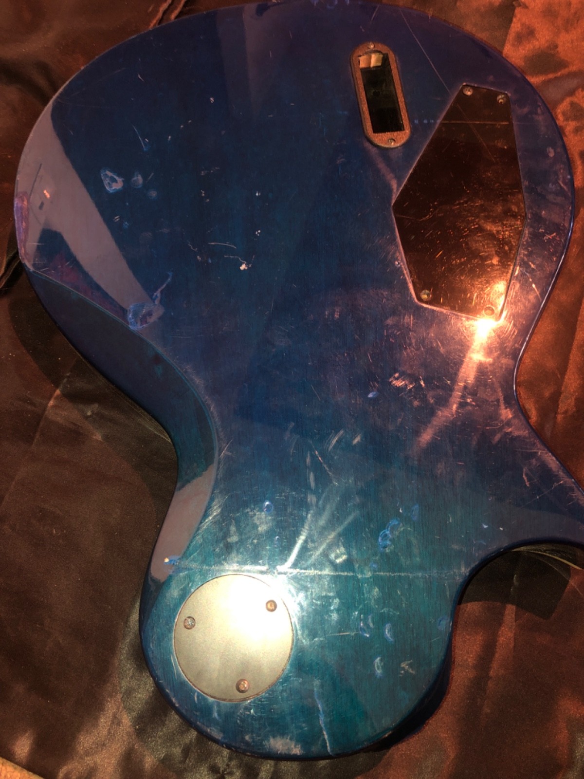 LP – Style-Type Electric Body / blue-fade – type finish