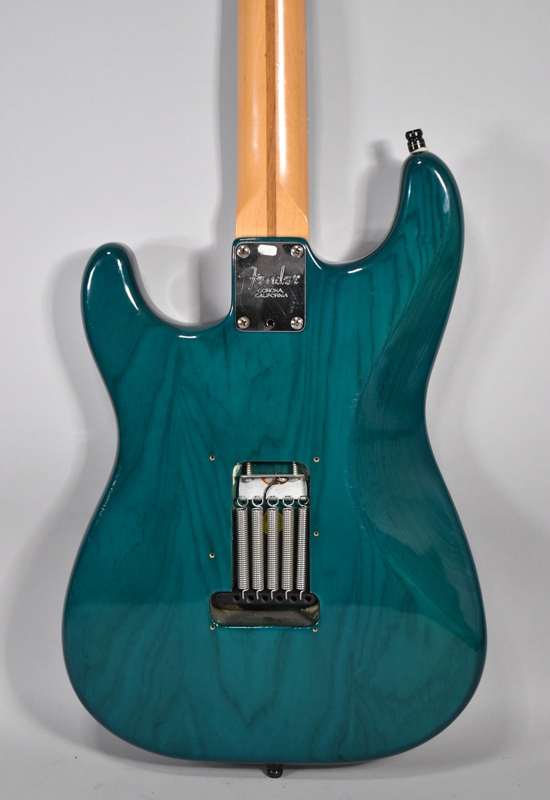 1998 Fender American Deluxe Stratocaster Transparent Teal w/HSC
