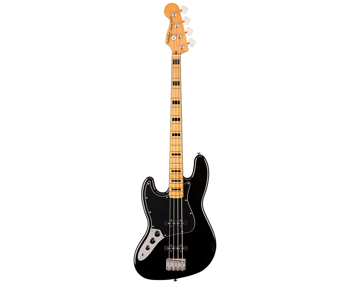 Squier Classic Vibe ’70s Jazz Bass Left-Handed – Black w/ Maple FB