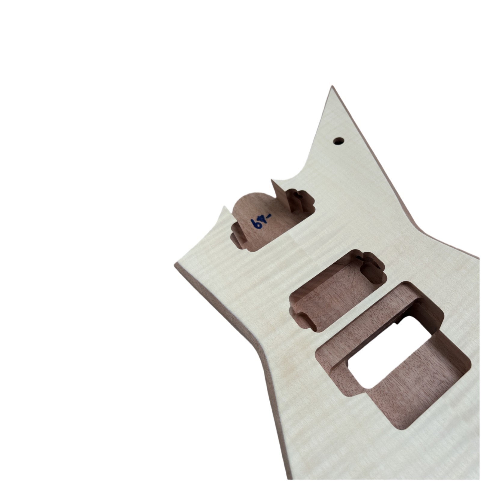 DIY Electric Guitar Kit Dimebag Stealth Style Mahogany Body Rosewood Fretboard