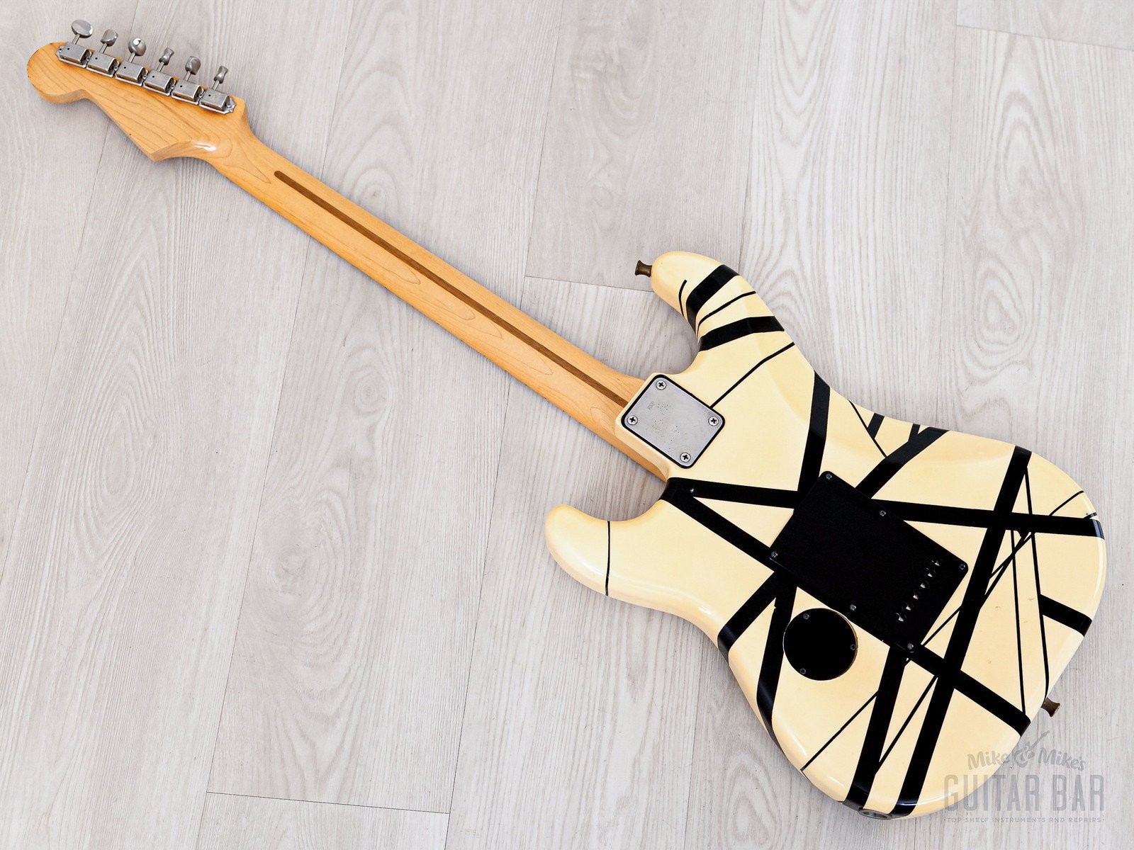 ESP Custom Shop “Kohji” Superstrat Striped EVH-Style Eruption w/ DiMarzio