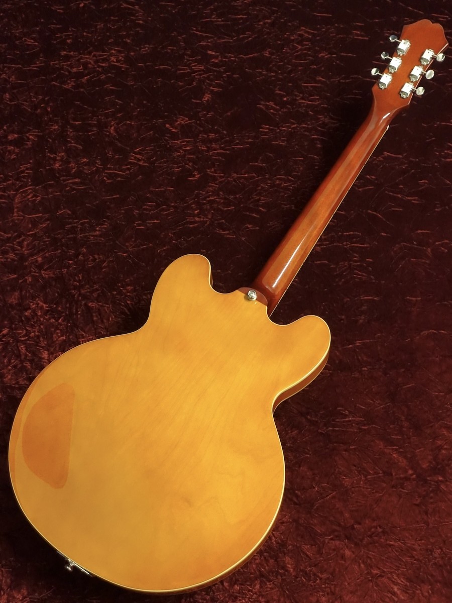 Epiphone Riviera Used Frequensator Tailpiece Royal Tan Semi-Hollow Guitar