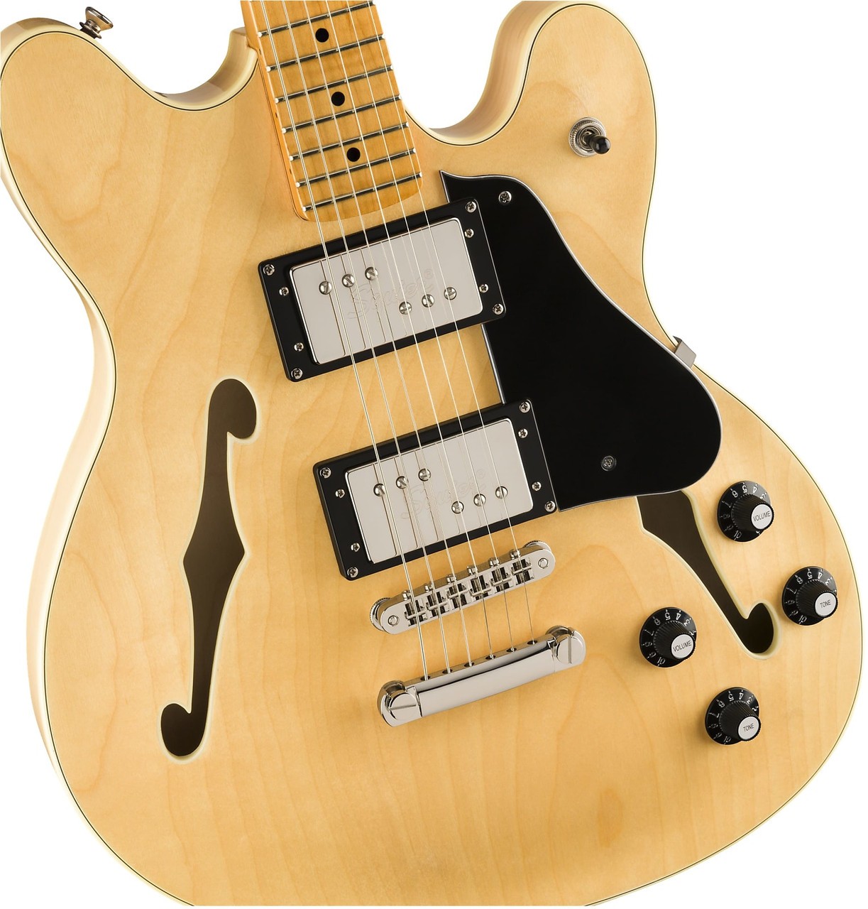 Squier Classic Vibe Starcaster Electric Guitar, Maple Fingerboard, Natural