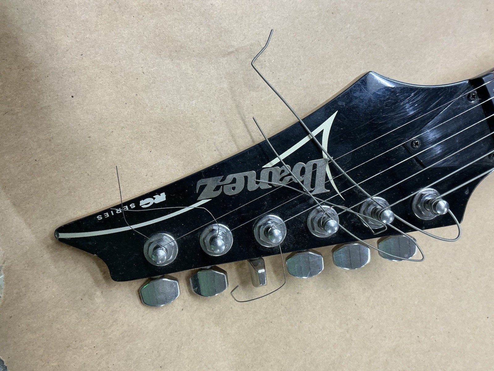 Ibanez RG120 Electric Guitar Red Great Condition ProSetup soft case.