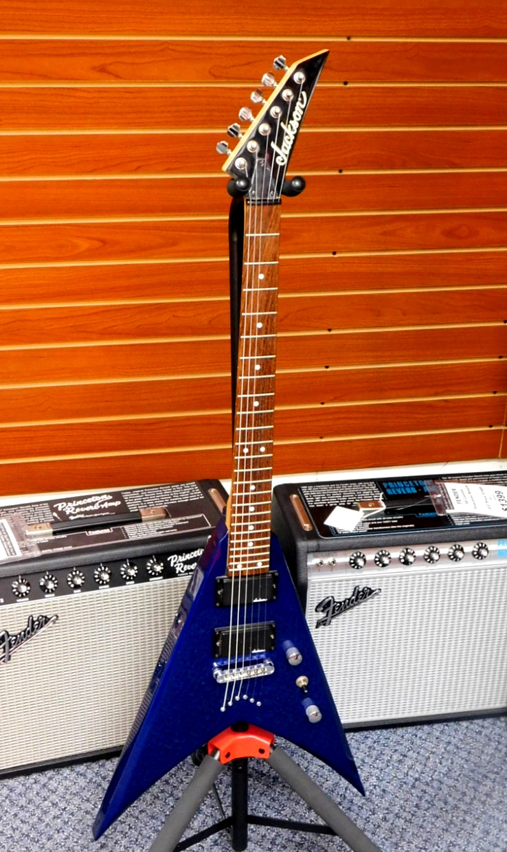2004 Jackson JS30KV King V Electric Guitar! Midnight Blue! VERY NICE!!!