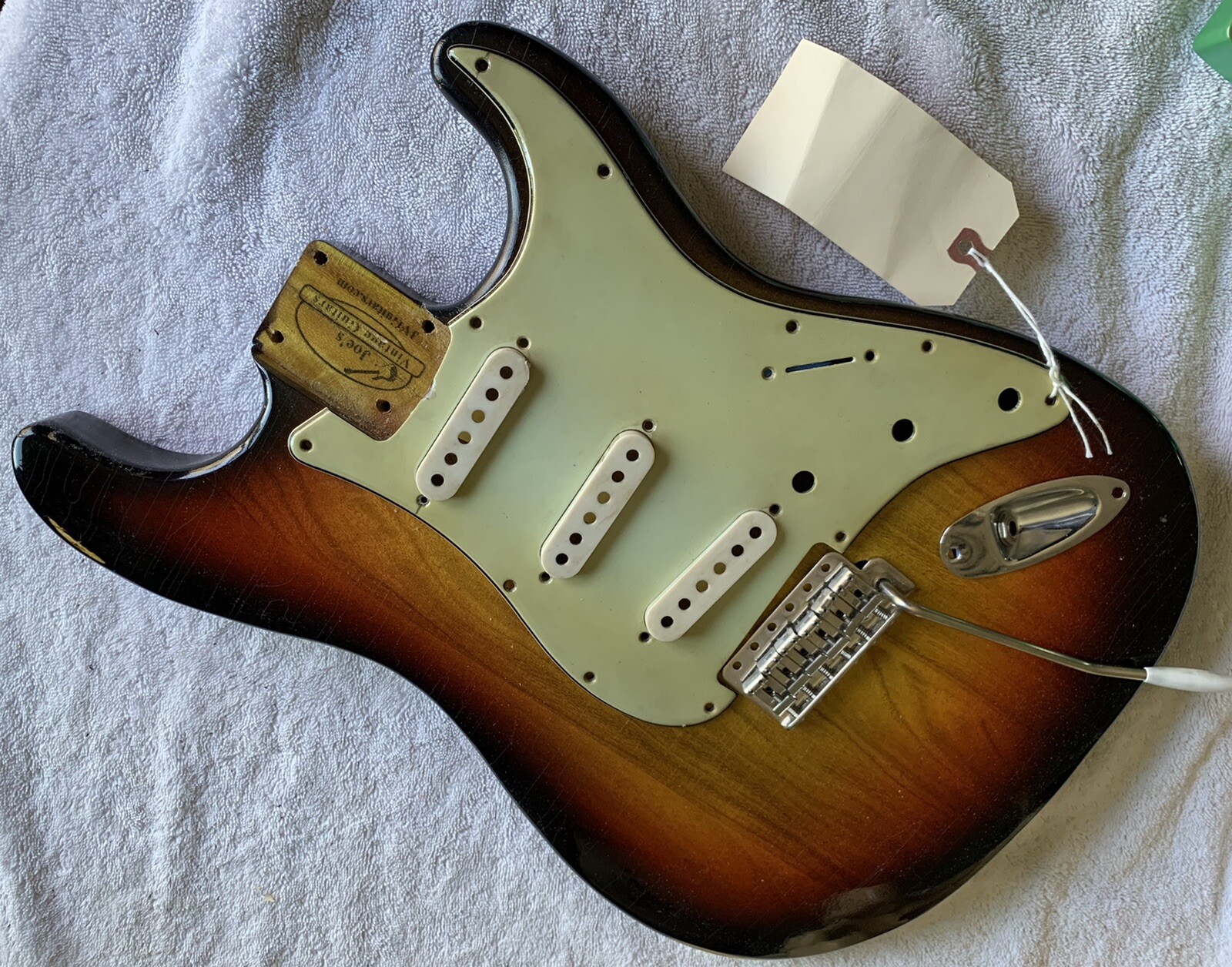 ST BODY RELIC 1960’s style Lacquer 3 Tone SUNBURST ORDER YOURS TODAY JVGuitars
