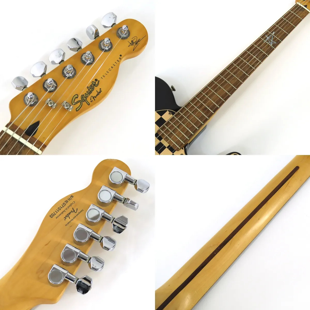 Squier by Fender Avril Lavigne Telecaster Black Electric Guitar Rare Model japan