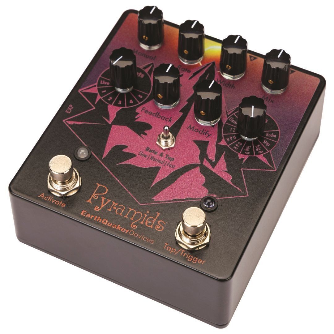 EarthQuaker Devices Pyramids Stereo Flanging Device Solar Eclipse