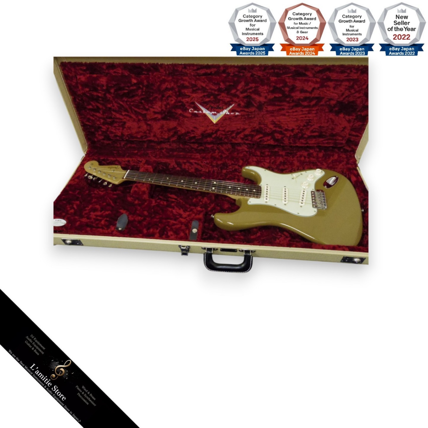 Fender Custom Shop Charisma Signature Stratocaster Burgundy Mist 1959 Blue Neck