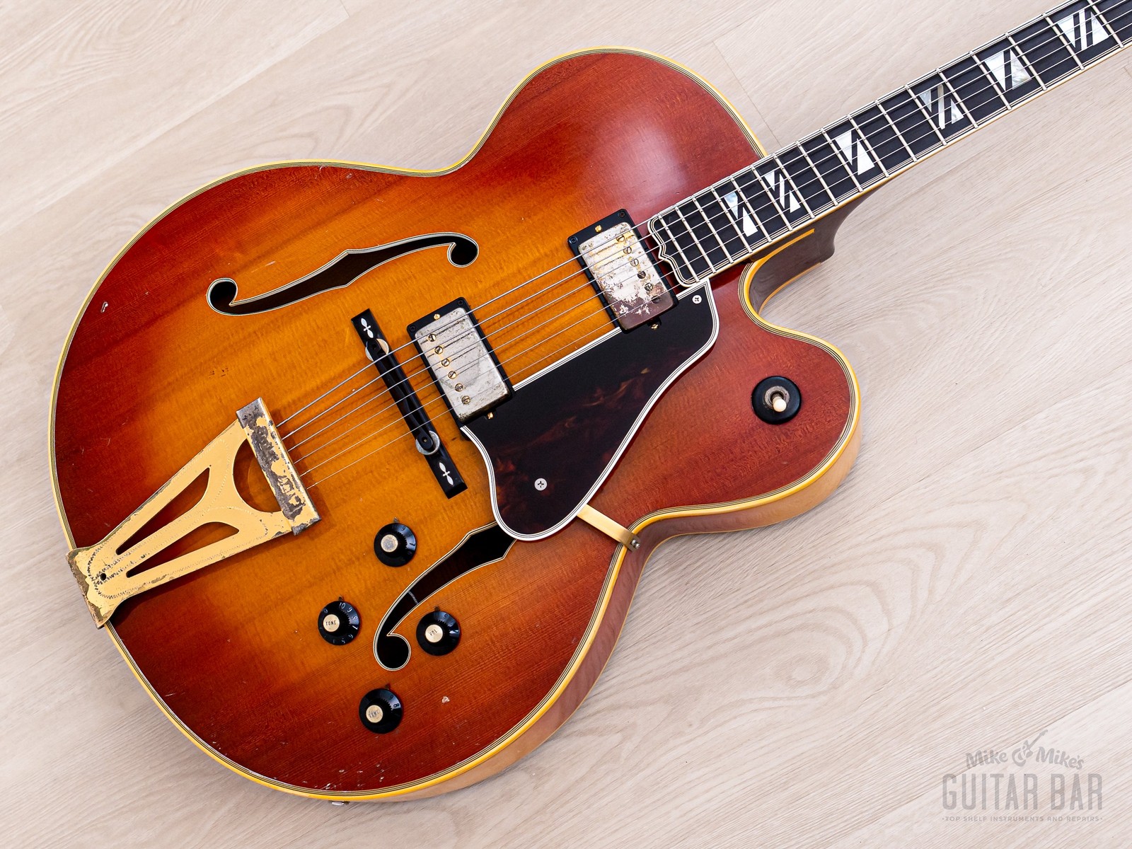 1970 Gibson Super 400 CES Vintage Archtop Electric Guitar, T Tops, 1 11/16″ Nut