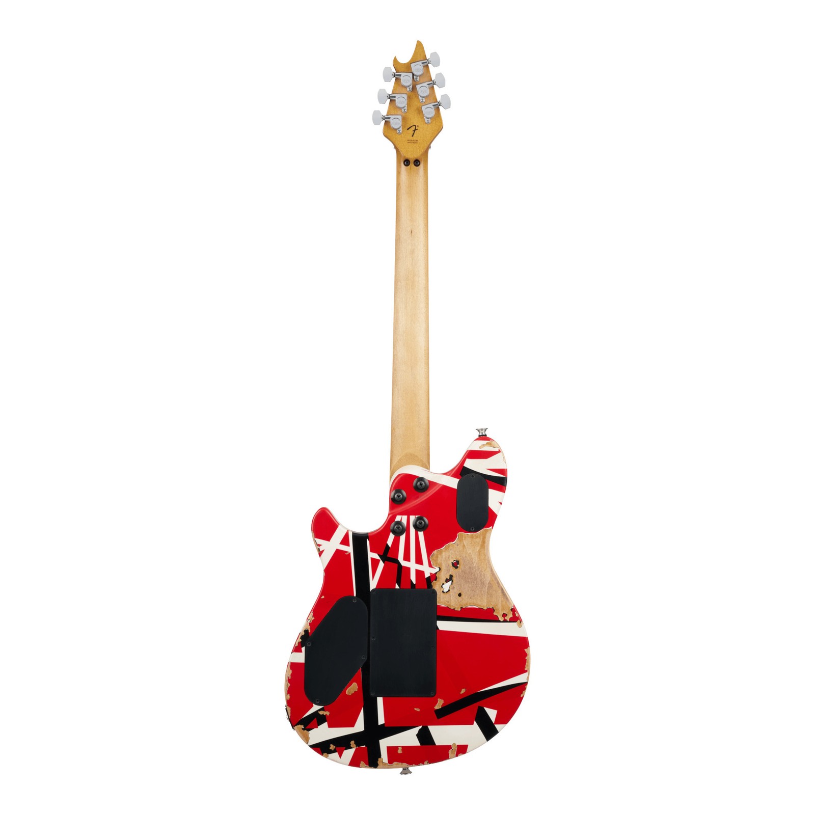 EVH Wolfgang Striped Electric Guitar with Ebony Fingerboard (Red w/ Stripes)
