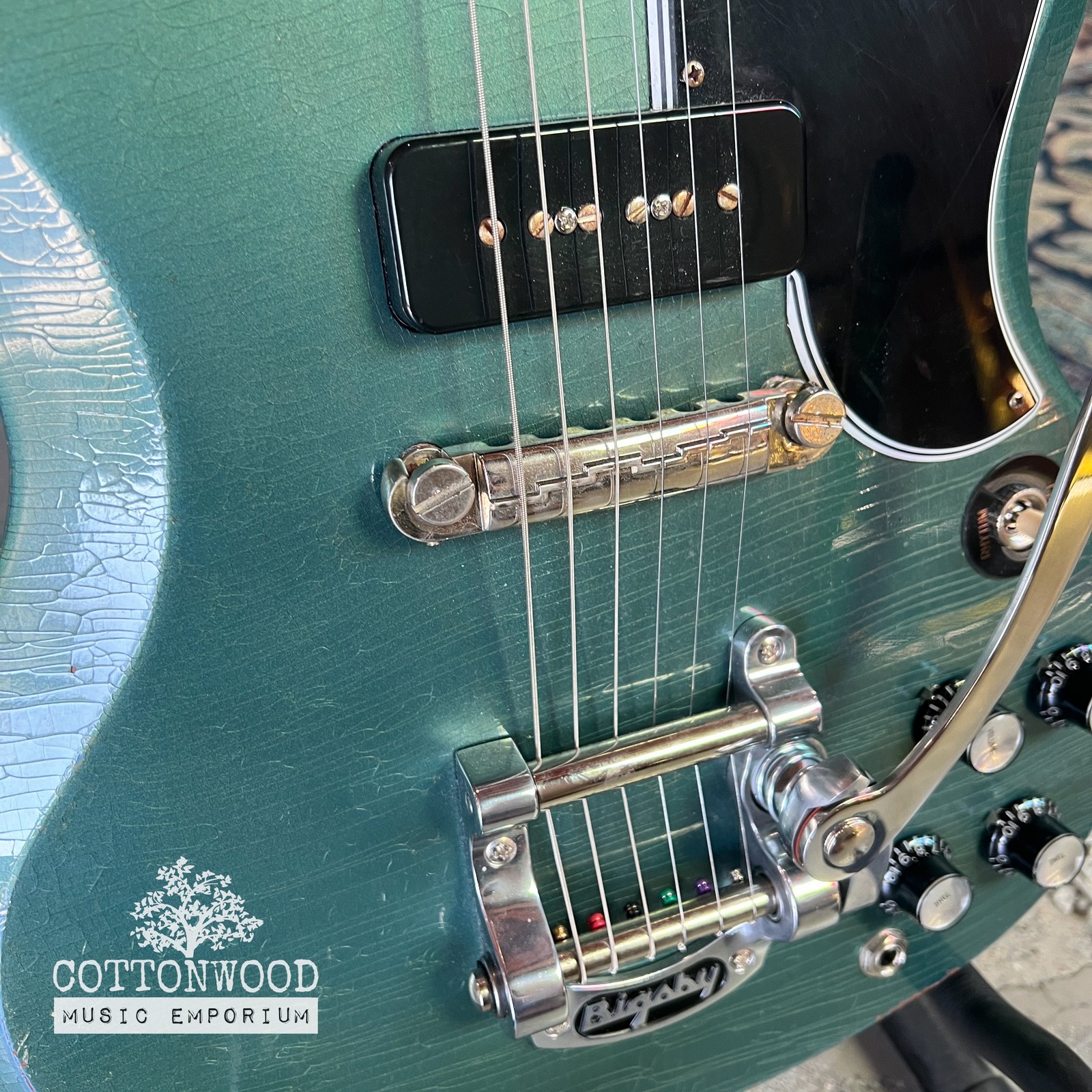 Gibson Custom Murphy Lab 1963 SG Special Reissue – Light Aged Antique Pelham…