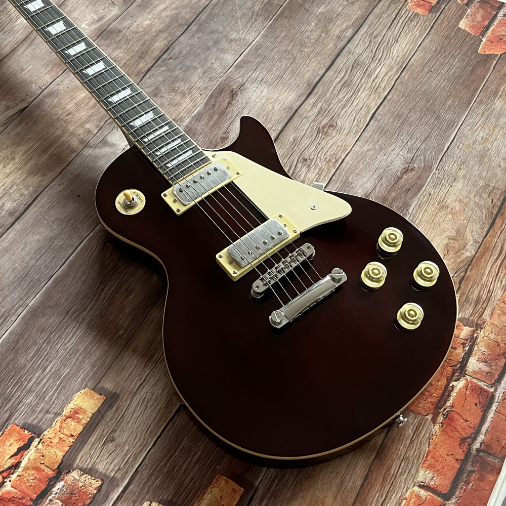 Dark Wine Red Electric Guitar Mini Small Pickups ABR bridge Stainless Frets