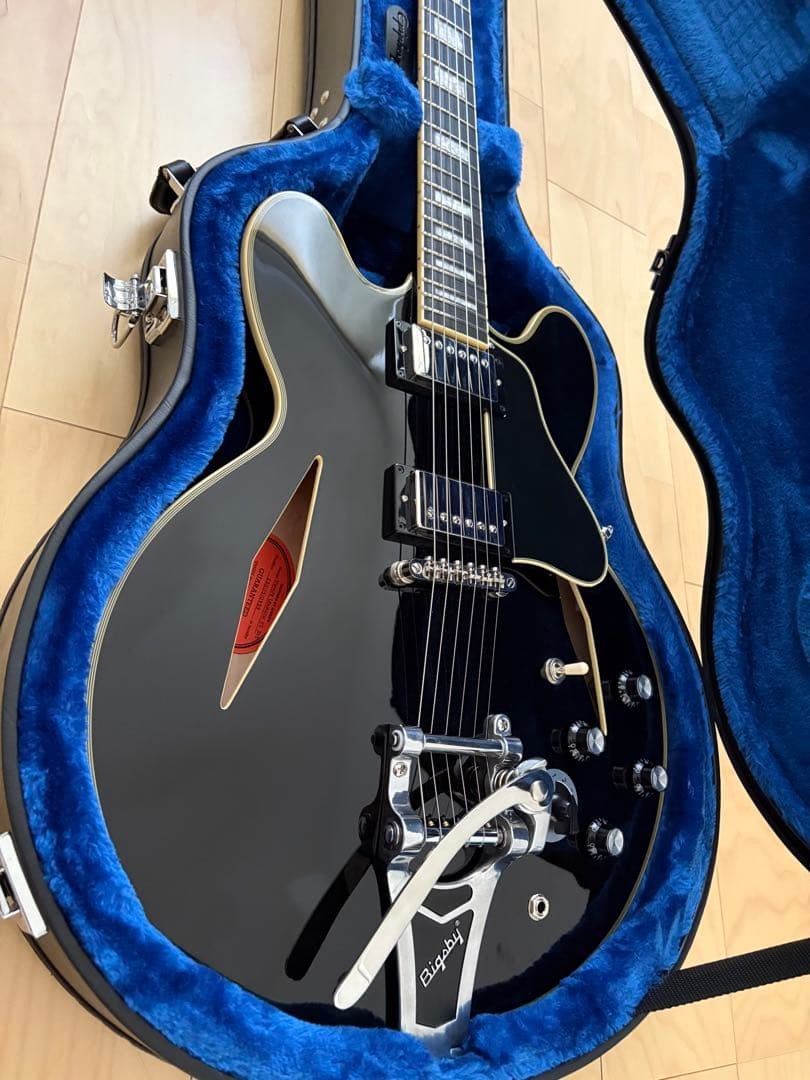 Epiphone Shinichi Ubukata ES-355 Ver02 Semi-Hollow Body Electric Guitar Black Ha