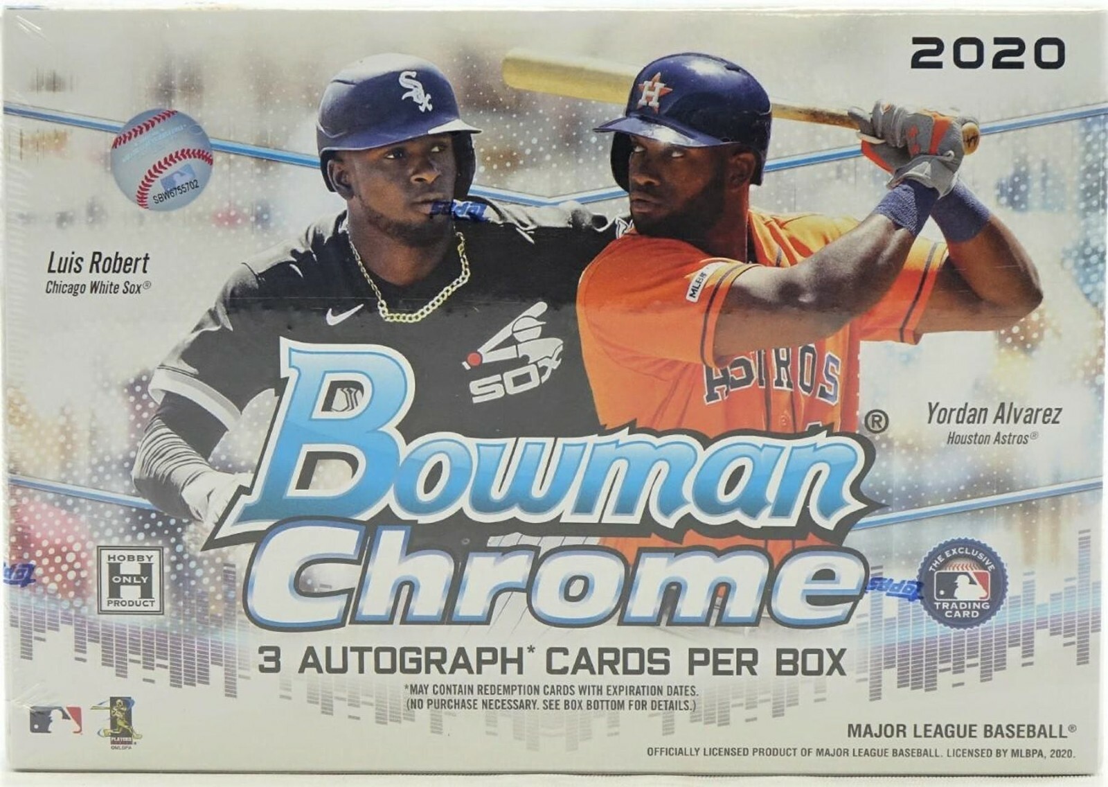2020 Bowman Chrome Baseball Sealed HTA Jumbo Box