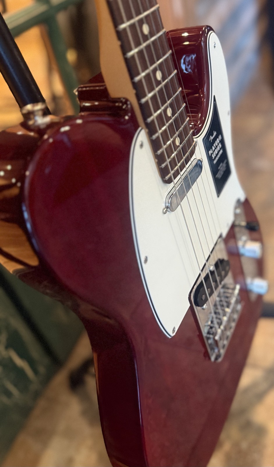 2026 Fender Player II Telecaster Mexi Electronic Guitar Transparent Cherry