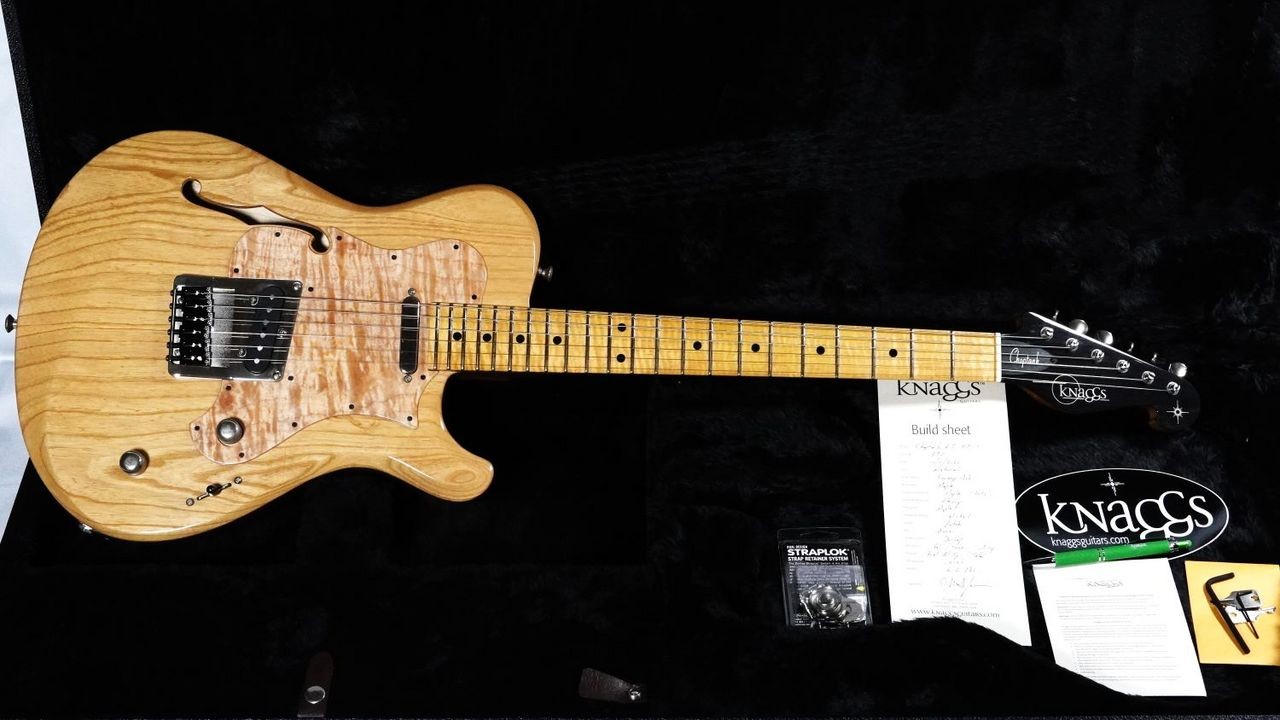 Knaggs Guitars Choptank Hardtail Hollowbody / Natural (2021) (no260410)