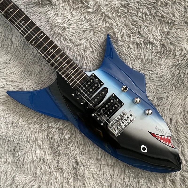 Shark Electric Guitar Solid Body C Shape Neck US Local Shipping High Quality