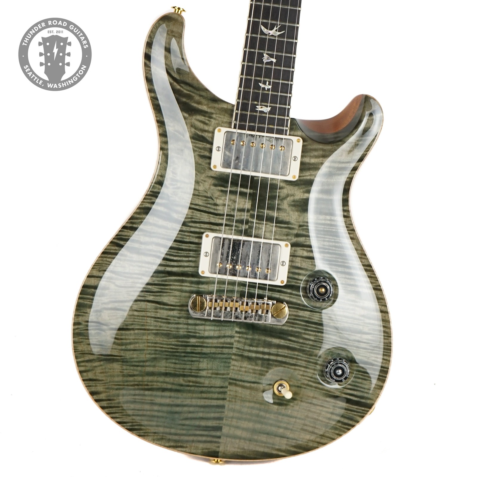 2019 PRS McCarty 10 Top Trampas Green