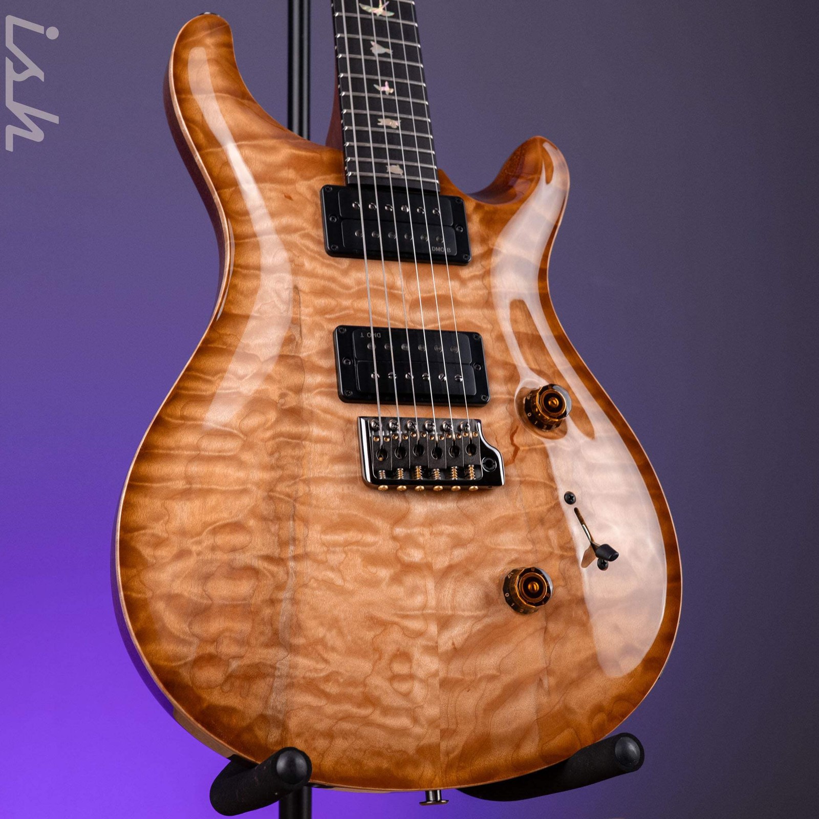 PRS Wood Library Custom 24 Artist Quilt Maple Natural Smokeburst