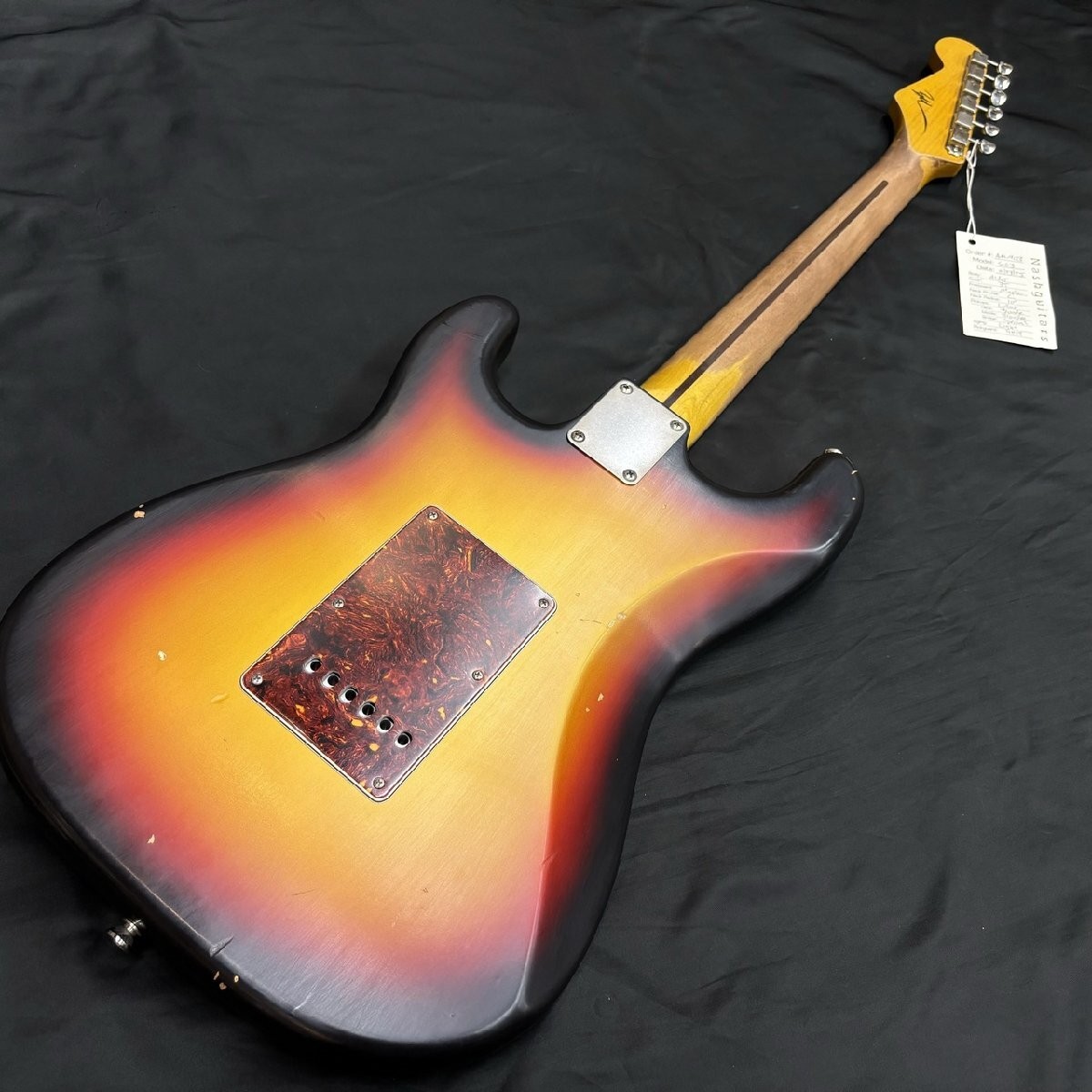Electric Guitar Nash Guitars S-63 3Tone Burst Alder Body with Hard Case