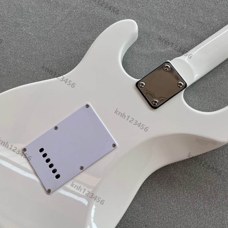 ST Solid Body Electric Guitar Bone Nut Stainless Rounded Fret Edge C Shape Neck
