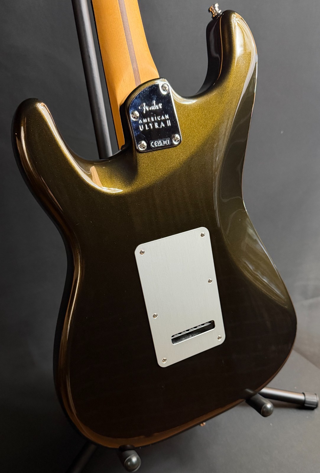 Fender American Ultra II Stratocaster Electric Guitar Texas Tea Finish w/ OHSC