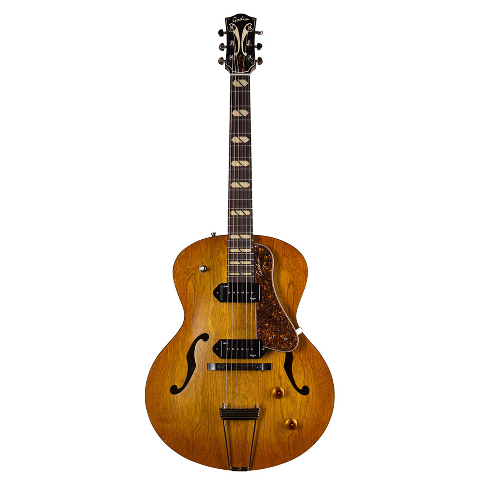 Godin 5th Avenue Jumbo P90 Harvest Gold