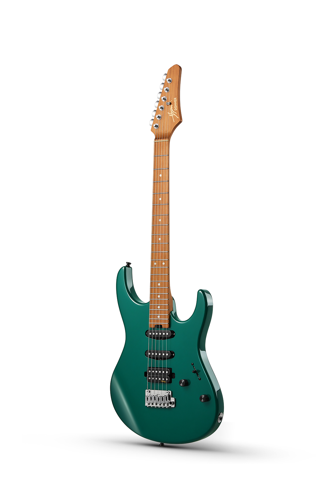 Donner DST-700 Electric Guitar Set Coil Split Tremolo HSS Pickup Emerald Forest