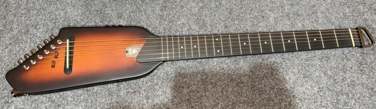 Donner HUSH-I Headless Silent Travel Electric Guitar Sunburst w/ Bag