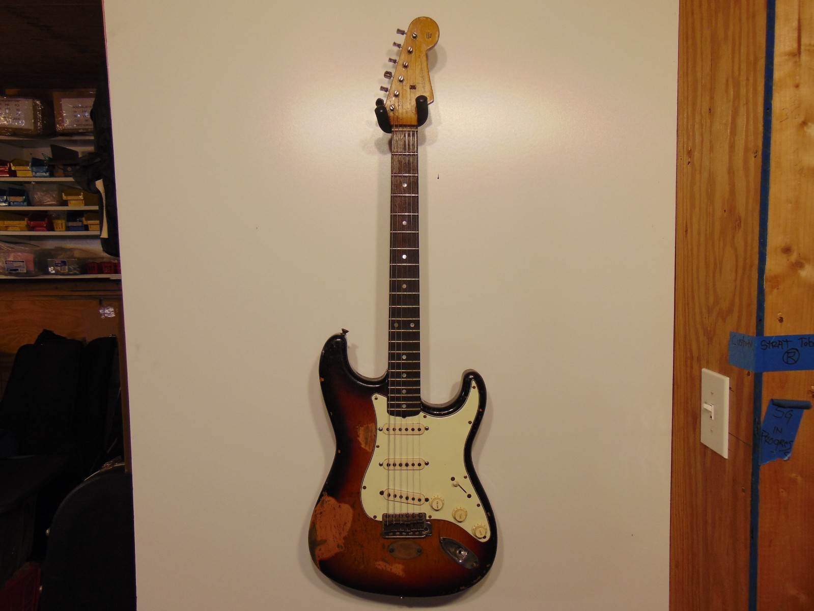 1960 Fender Stratocaster, super mojo, not fully original but fairly priced