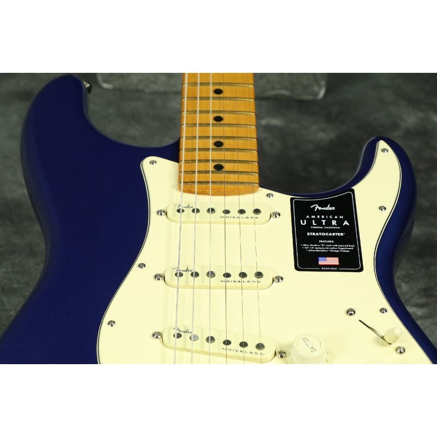 Fender Electric guitar American Ultra Stratocaster Maple Fingerboard Cobra Blue