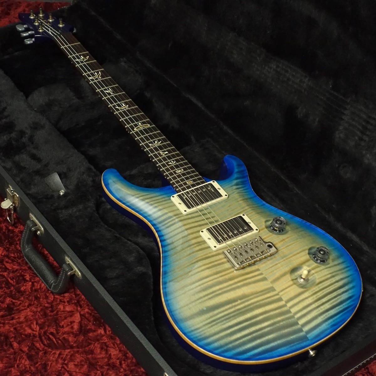 Paul Reed Smith prs Custom 24 10TOP Faded Blue Burst Used Electric Guitar 2011