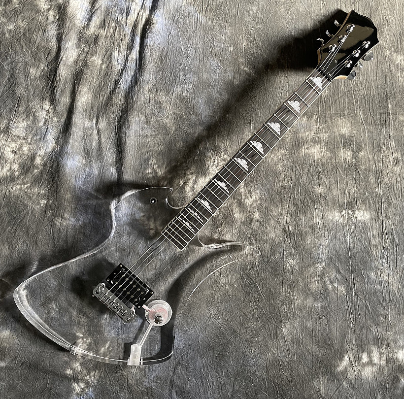 Bc Mockingbird Electric Guitar Acrylic Body Rosewood Fretboard Chrome Hardware