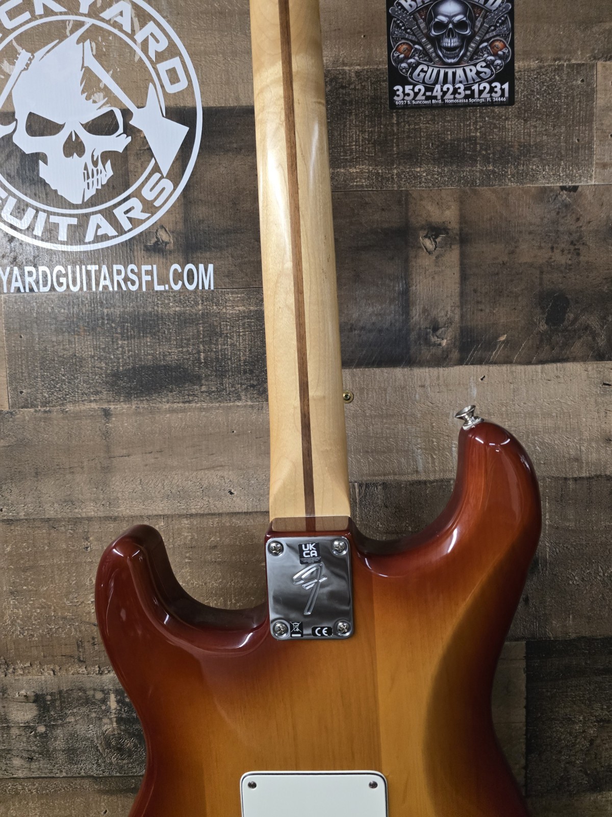 2021 Fender Plus Top Stratocaster Made in Mexico Sienna Sunburst