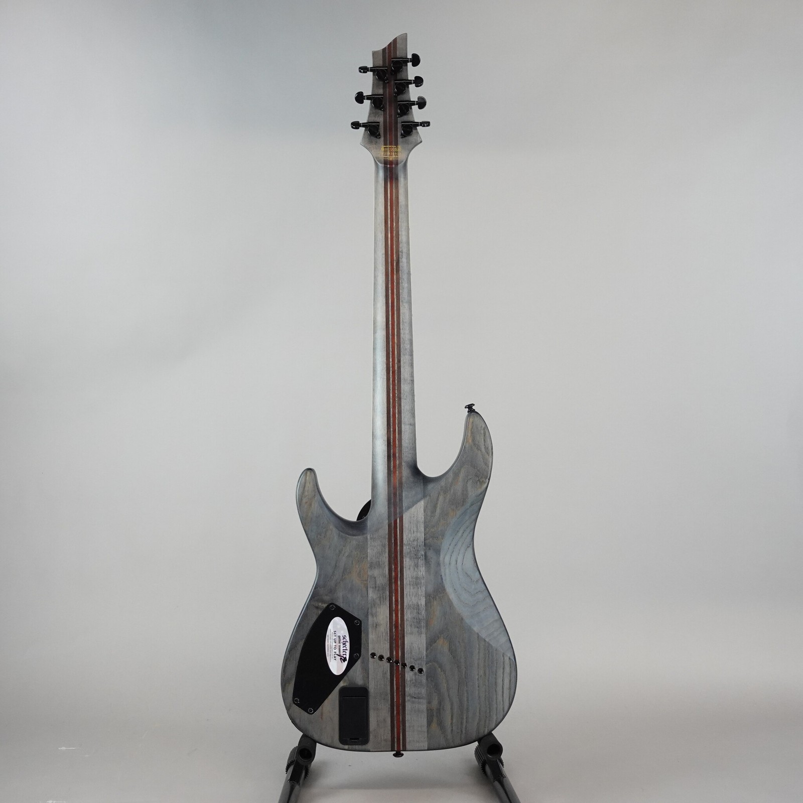 Schecter C-7 SLS Evil Twin Electric Guitar – Satin Black