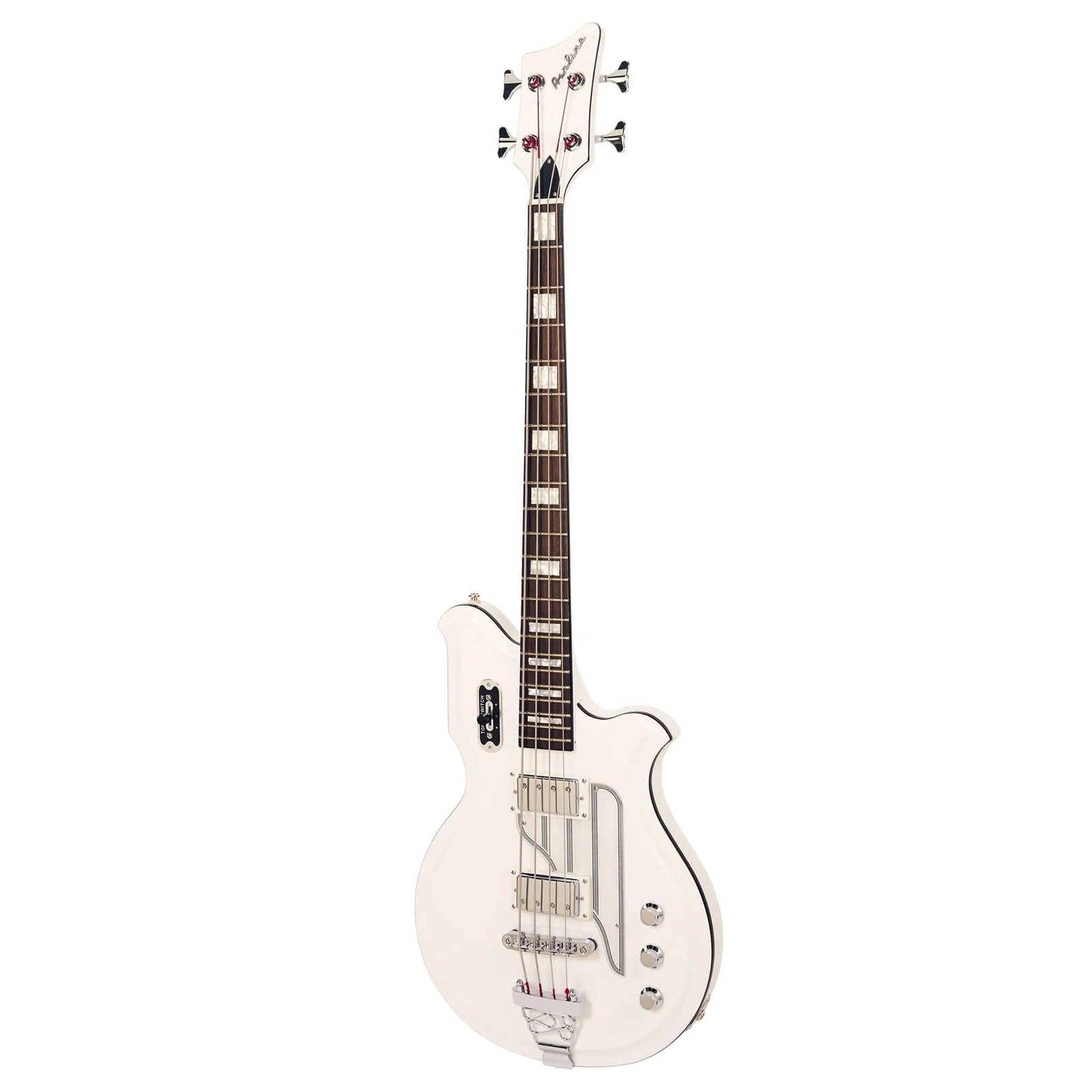 Airline Guitars MAP Bass Short Scale White