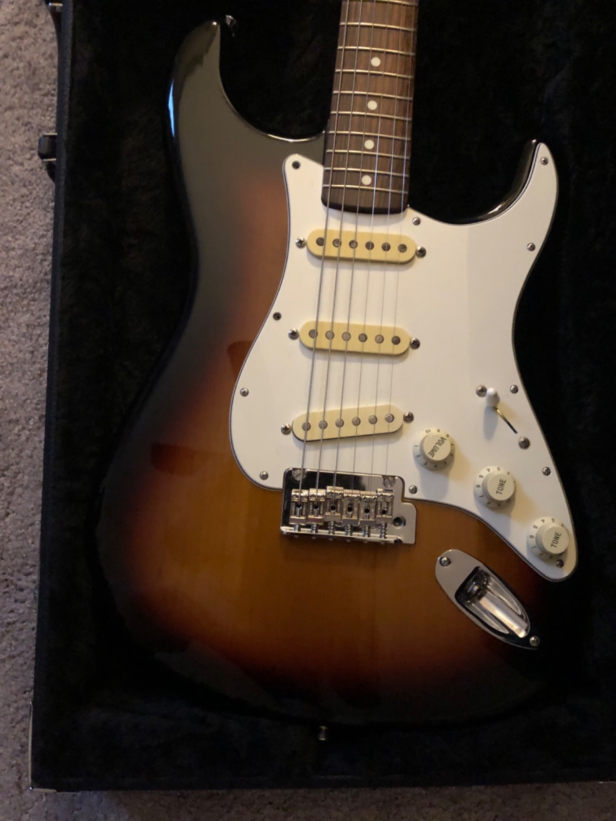 Fender E Series Squier Japan Guitar w/ Case Jimi Partscaster