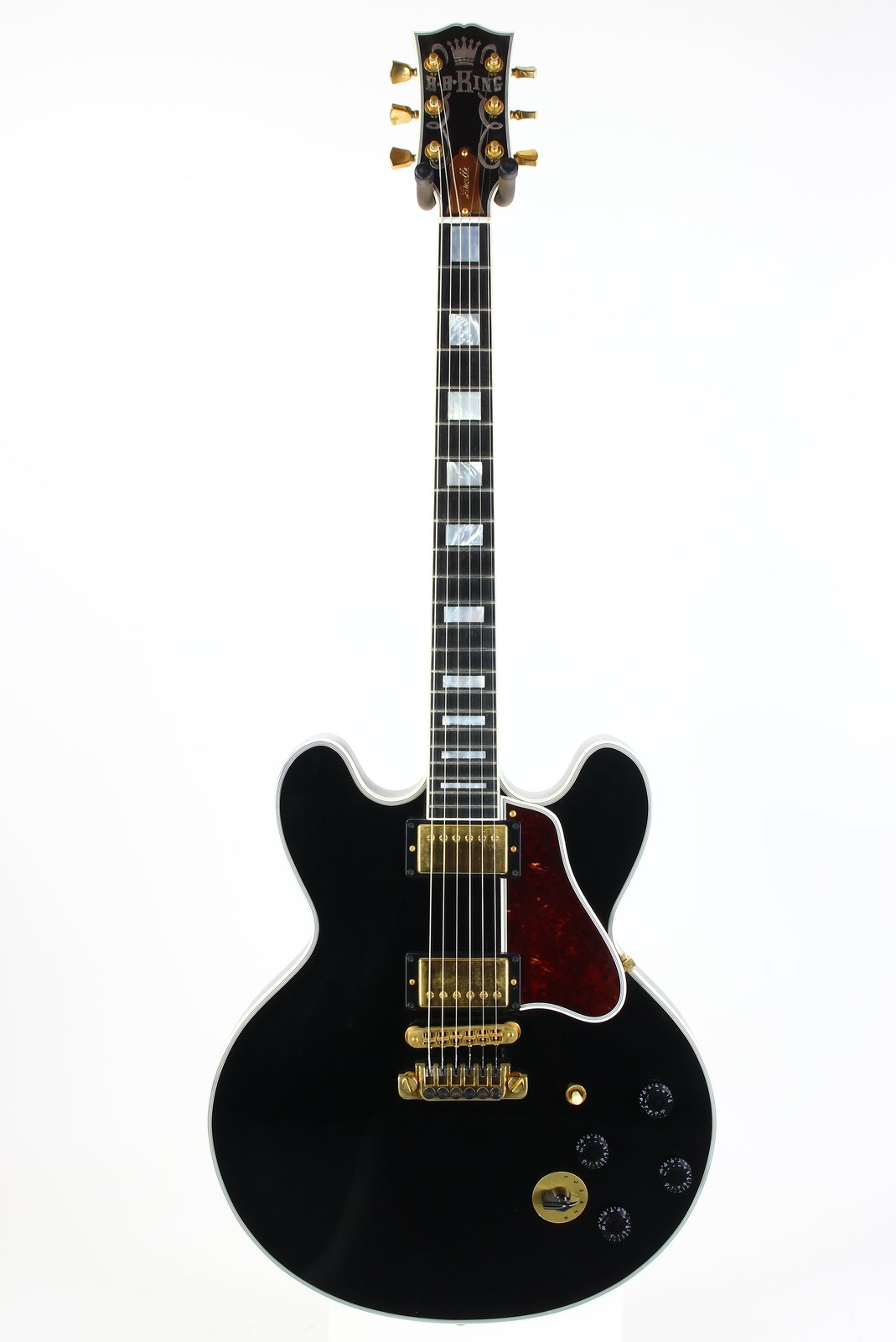 2011 Gibson Custom BB King Lucille Black | Ornate Crown Headstock Inlay ES 355