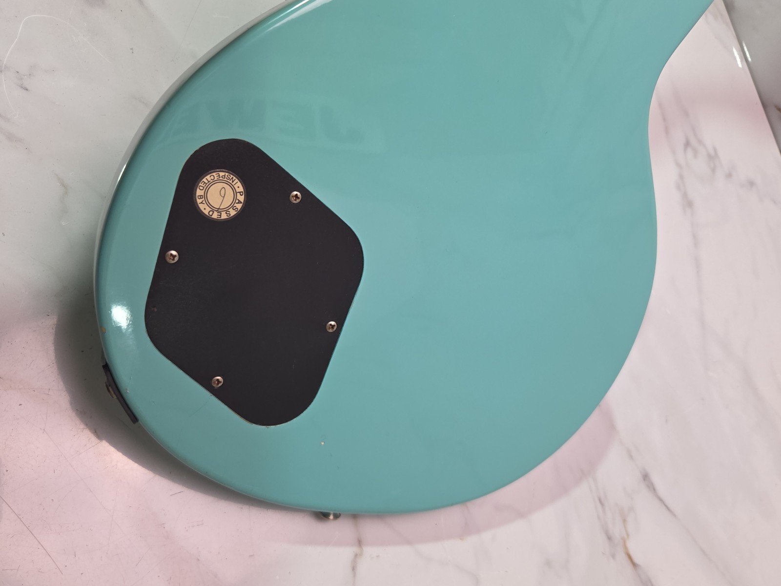 1990s Epiphone Les Paul Studio Turquoise Electric Guitar Vintage