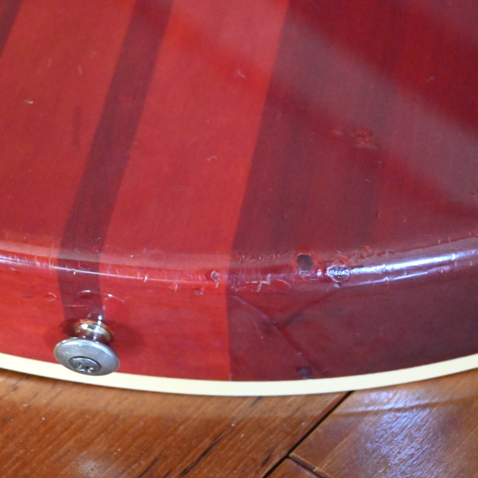 1982 Vintage YAMAHA SG1500 Persimmon Red + Genuine Yamaha Soft Case (G292)