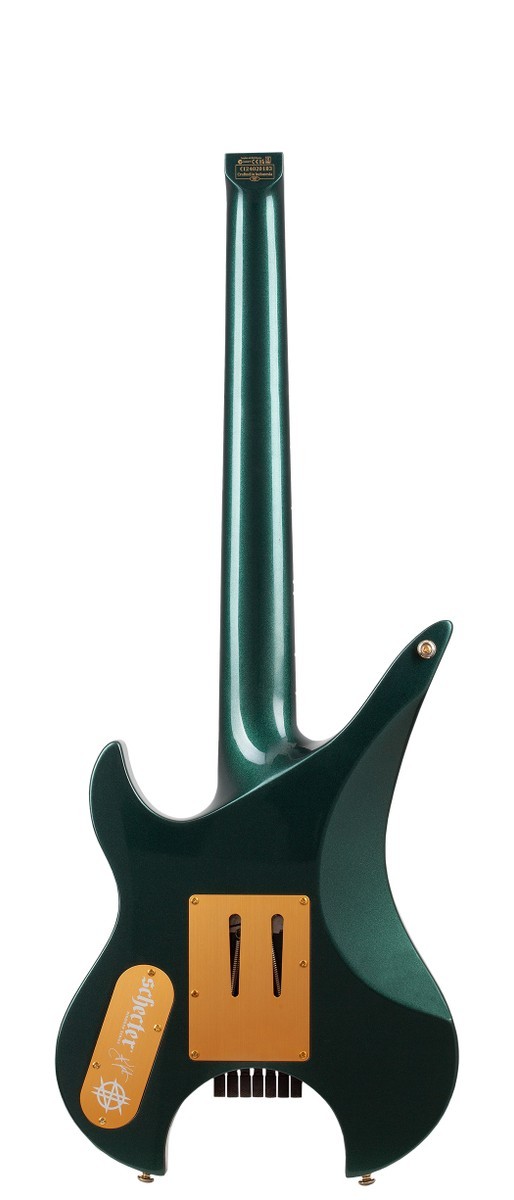 Schecter Synyster Gates Custom-7 TR Headless 7-String Oak Green Metallic B-Stock
